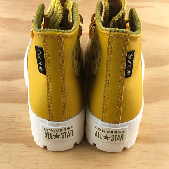 Converse Chuck Taylor All Star Lugged Platform Yellow Womens Size 5.5 - Picture 6 of 7